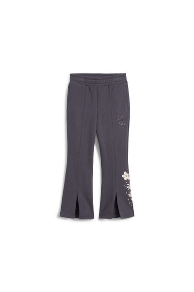 Puma Girls TROLLS Flared Pants - Gray