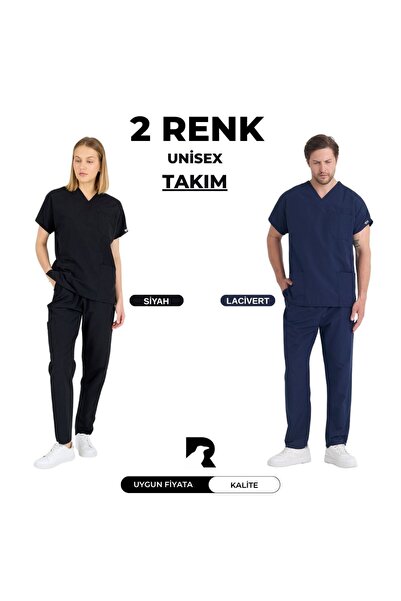 Raven Uniform SET DE 2 HEMOTIȚE - Set de uniforme unisex pentru asistentă med...