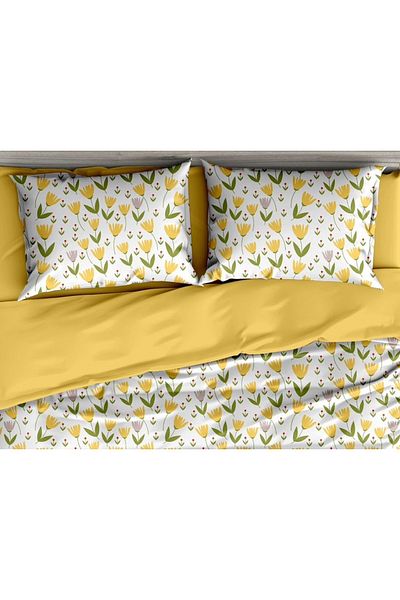CHIRASO CHIRASO Linen, 100% Cotton, Classic Sheet 155x230 cm, Duvet Sheet 160x200 cm, 2 Pillowcases