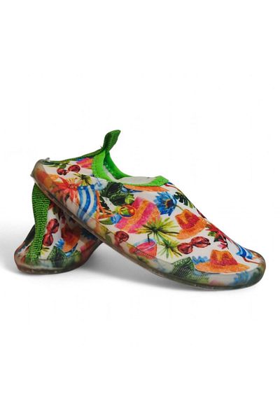 SERABİEN Serabien Ç Green-Orange Surf Pool Beach Girl's Sea Shoes