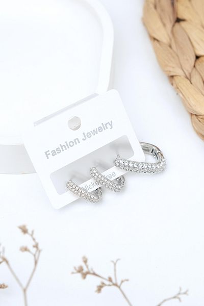 Jack Ferrero Steel / No Tarnishing Women's Earrings