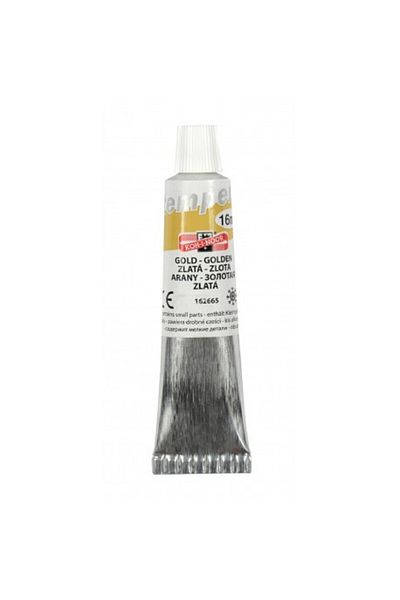 OEM Vopsea tempera aurie Koh-i-Noor, tub de 16 ml, solubilă în apă, opacitate ridicată