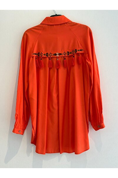 Kayra Püskül Detaylı Viskon Tunik