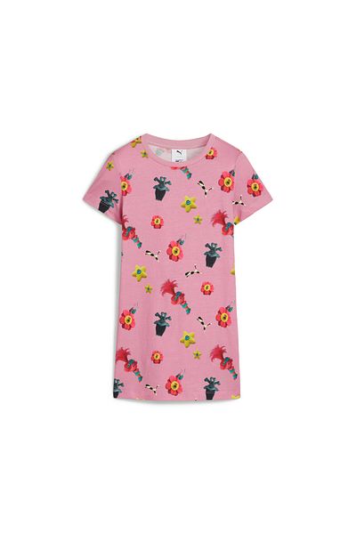 Puma Girls TROLLS T-shirt - Pink