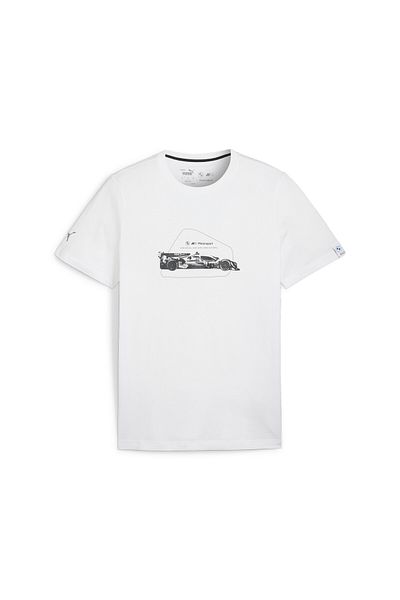 Puma Mens BMW M Motorsport Essentials Graphic T-shirt - White
