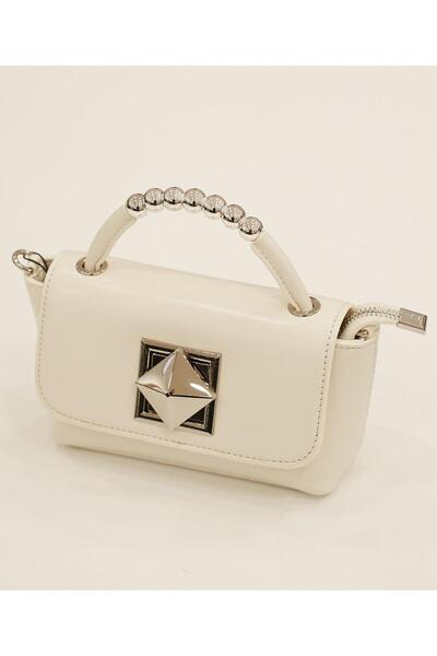 Guja 25Yg329 White Women's Shoulder Bag