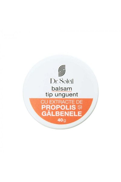 Dr. Soleil Balsam tip unguent cu extracte de Propolis și Gălbenele Dr. Soleil, 40g