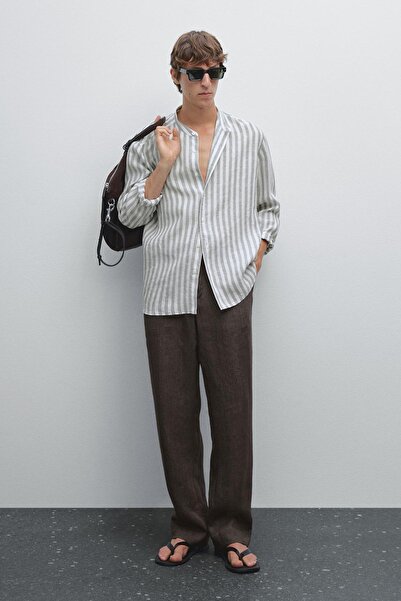 Massimo Dutti Hakim yaka regular fit gömlek