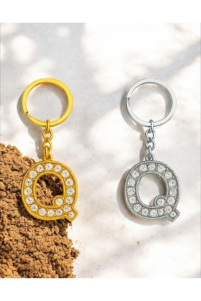 Handley Sparkling'Q' Letter Keychain – a Touch of Luxury and Meaning