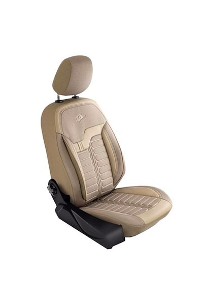 Panda Set Huse Scaune Auto Panda Londra, cu fermoare pentru bancheta rabatabila, bej, 11 piese