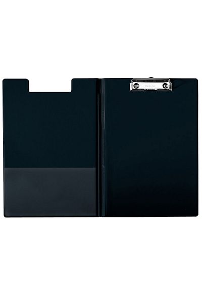 Esselte A4 Double Clipboard, Dimensions 242x12x349 mm, Capacity 200 Sheets, Material PP, Black