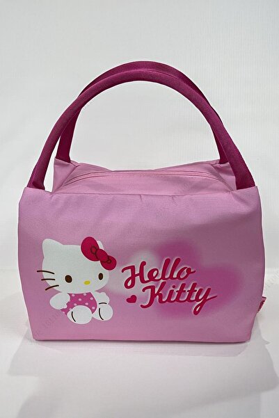 Miniso Sanrio Lisanslı Pembe Serisi Yiyecek Çantası - Hello Kitty