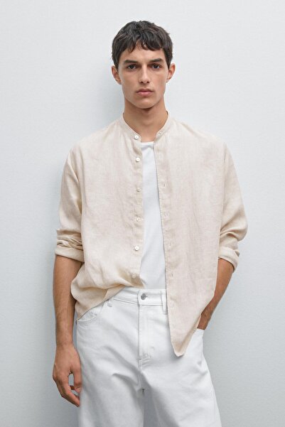 Massimo Dutti Hakim yaka regular fit gömlek