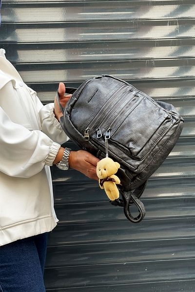 Just Polo Imported Washable Leather Backpack and School Bag