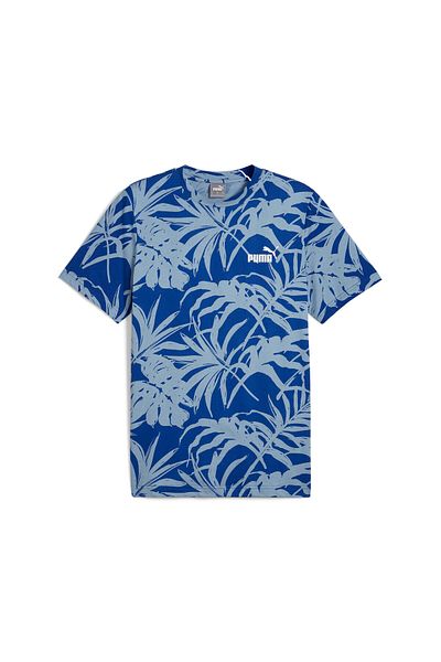 Puma Mens ESS+ PALM RESORT T-shirt - Blue