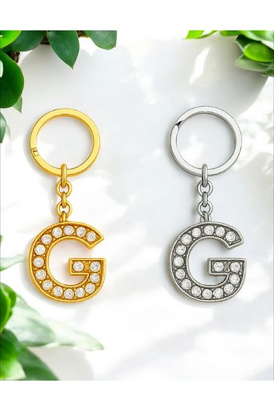 Handley Sparkling'G' Letter Keychain – a Touch of Luxury and Meaning