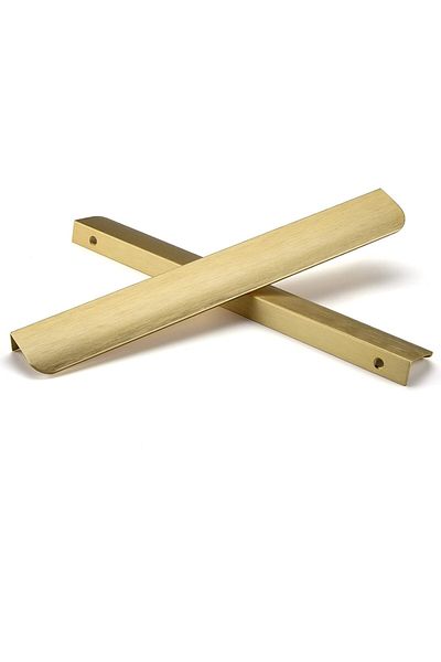 LUXXO Mâner pentru mobilier Ado, auriu periat, 1200 mm aluminiu