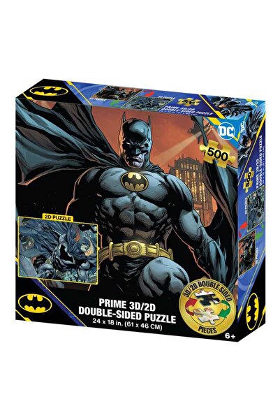 Prime 3D - Dc Comics Batman - 500 Parça Çift Taraflı Puzzle Prm37581