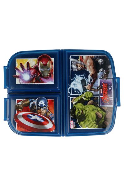 AVENGERS Sandwich box, multi-compartment, for children, multicolor, BPA-free, Avengers