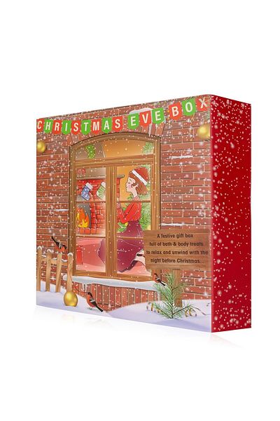 ACCENTRA La Belle Femme Noel Bath Foam and Salt Set – Christmas Eve Box in Gift Box
