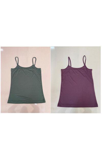 ÇELEBİ STYLE Women's Strap Blouse Crop 2 Piece Set