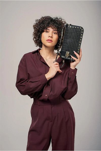 WALKWAY 17961 Black Unisex Hand and Shoulder Bag Ccs London