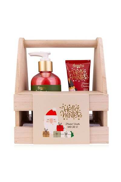 ACCENTRA "HELLO WINTER" Hand Care Gift Set in Wooden Box