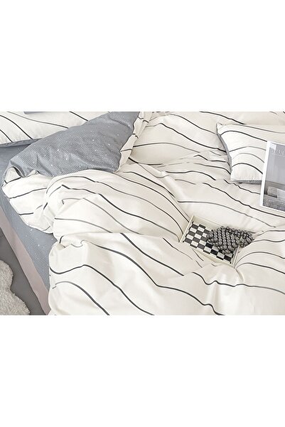 CHIRASO CHIRASO Linen, 100% Cotton, ELASTIC Sheet 180x200 cm, Duvet Sheet 200x230 cm, 2 Pillowcases