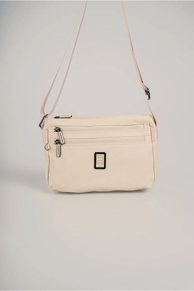 WALKWAY 17990 Women's Beige Shoulder Bag Ccs London