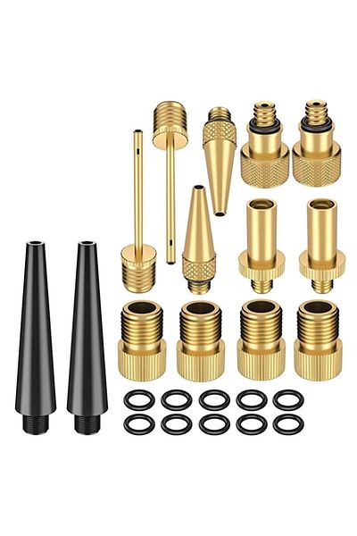 Aptel Bicycle pump set, 24 pieces, metal/plastic