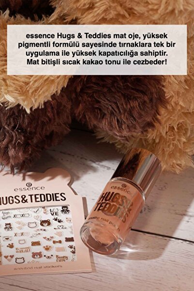 Essence HUGS&TEDDIES matte nail polish 01