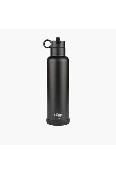 Citron Stainless Steel Sipper Water Bottle with Screw Lid - 750 ml