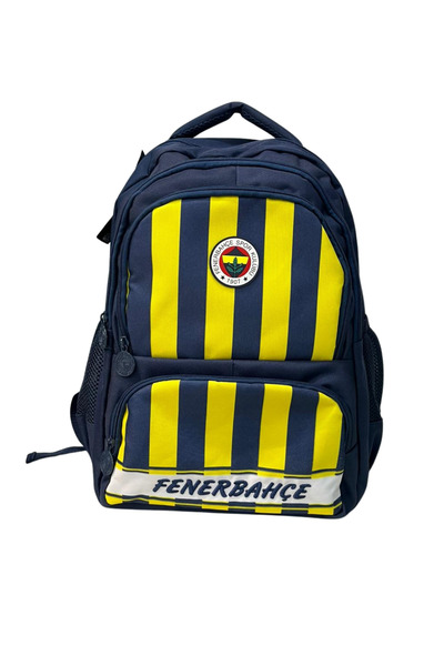 Fenerbahçe Çocuk Baskılı Lisanslı Çok Bölmeli Fermuarlı Okul Sırt Çantası
