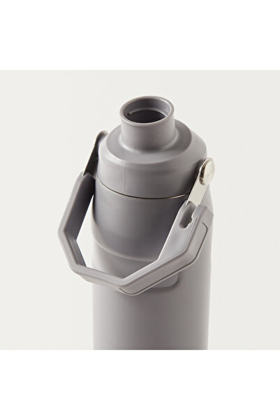 Lifestyle Solid Stainless Steel Water Bottle with Handle - 750 ml