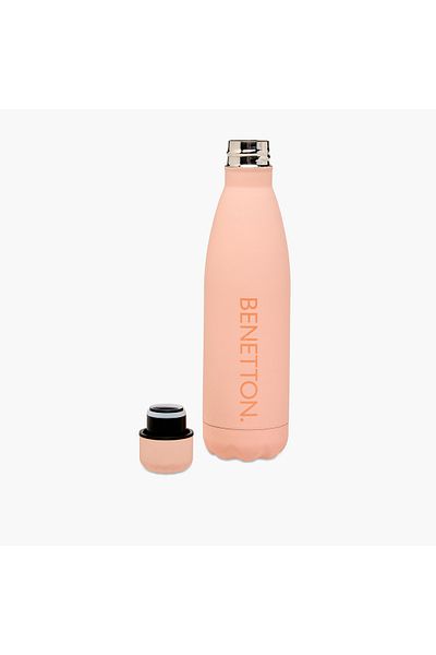 United Colors of Benetton UCB Logo Print Double Wall Water Bottle - 500 ml
