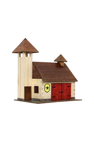 Walachia Architectural Construction Set Blacksmith Shop, Walachia W38, 39 Wooden Pieces