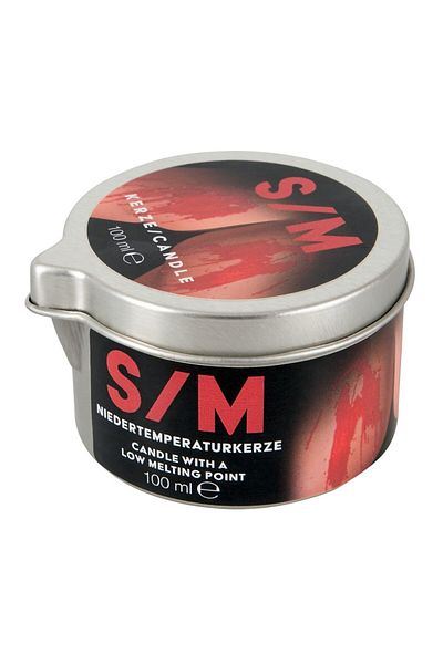 Svm Lumânare parfumată în cutie roșie de tablă, 100 g