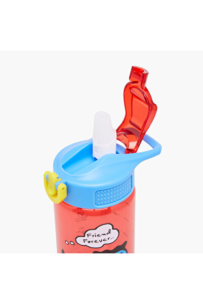 Icon Cat Print Water Bottle - 500 ml