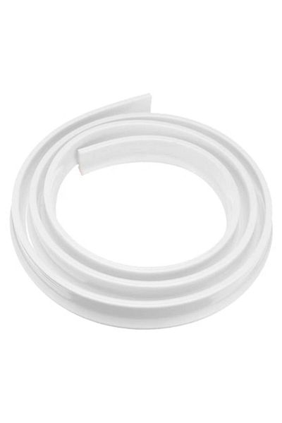 Blusmart Prag de duș flexibil, autoadeziv, rezistent la mucegai, impermeabil, 1 m, gri