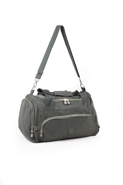 İMAKS Small Size 40 cm Crinkle / Clinkir Waterproof Sports Travel Gym Fitness Beach Bag Dark Gray 11-7C