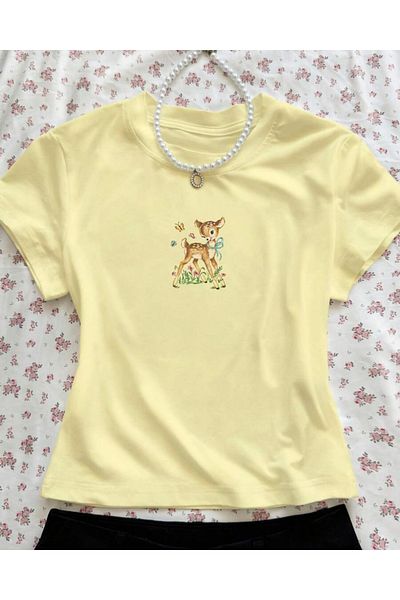 Touz Moda Μπλούζα με στάμπα με ζώνη Boy Baby Tee Gazelle