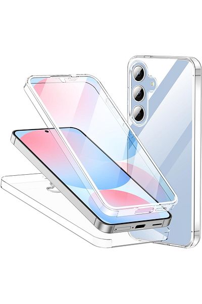 ALC MOBILE Front and back cover 360 Alc Mobile compatible with Samsung Galaxy S24 FE