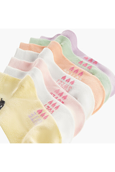 Juniors Printed Ankle Length Socks - Set of 7