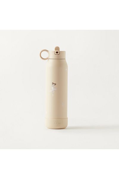 Citron Ballerina Print Stainless Steel Water Bottle - 500 ml