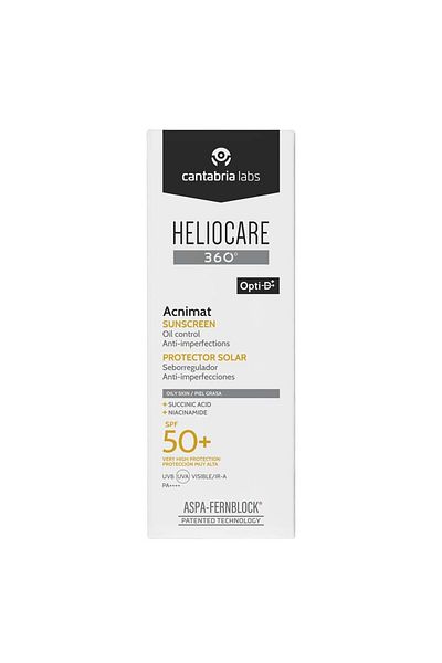cantabria labs Sunscreen cream with SPF 50+ Heliocare 360 Acnimat Cantabria Labs, 50 ml