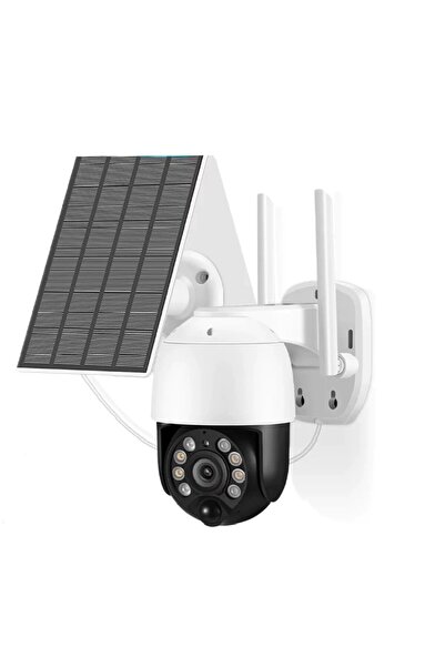 Jortan Camera de Supraveghere cu Panou Solar, WiFi, Vedere Nocturna Full Color, Infrarosu, 1920 x 1080, Jor