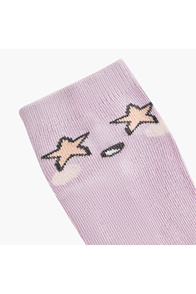 Juniors Printed Ankle Length Socks - Set of 7