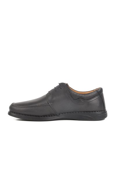 WALKWAY Kacper Black Genuine Leather Men's Casual Shoes
