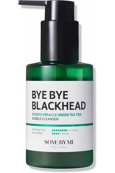 Some By Mi Bye Bye Blackhead 30 Days Miracle Green Tea Tox Bubble Cleanser 120G