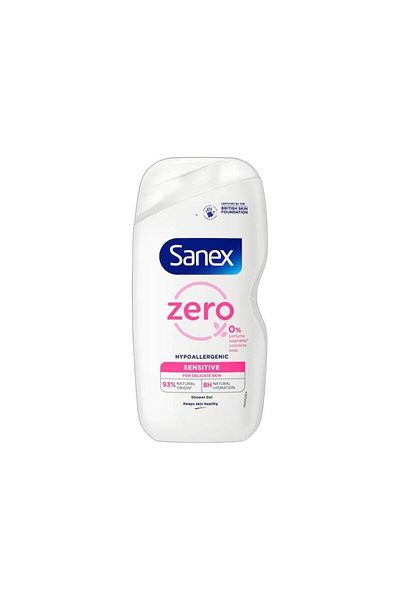 Sanex Zero Shower Gel, 500 ml